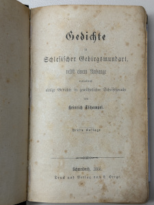 Thumbnail: Gedichte in schlesicher Gebirgsmundart – 2