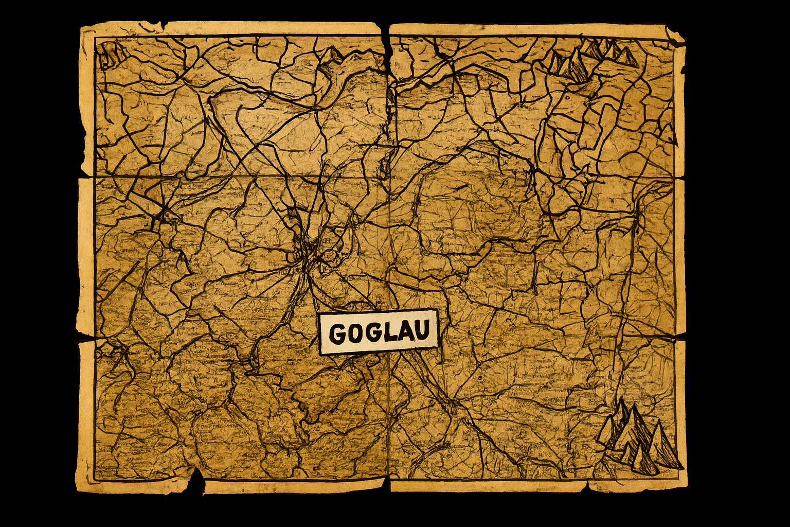 Landkarte Niederschlesien